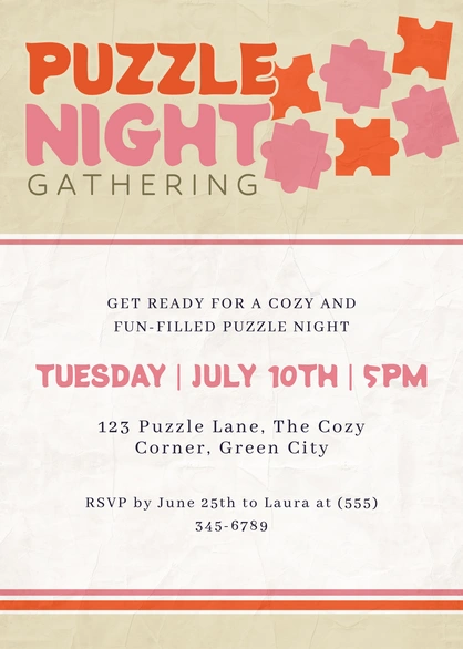 Puzzle Night Event