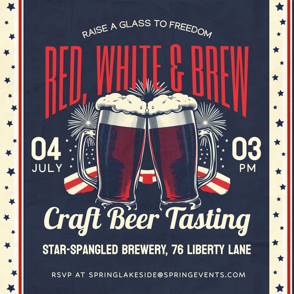 Craft Beer Tasting Invitation