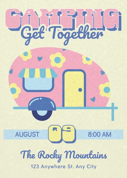 Camping Event Announcement