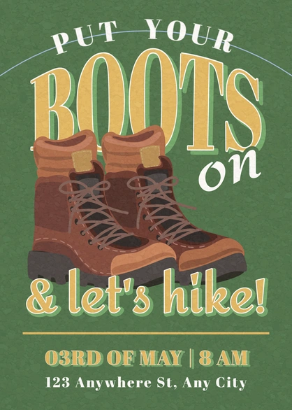 Hiking Event Poster