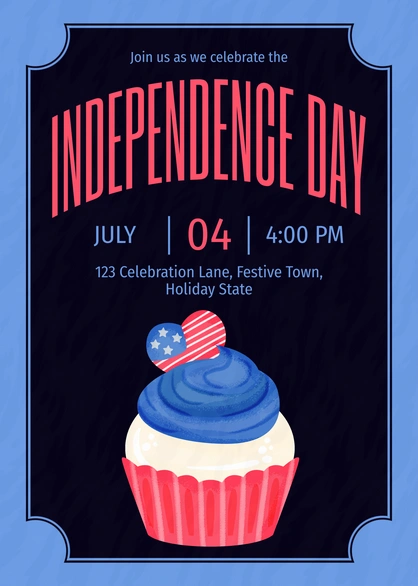 Independence Day Party Invitation