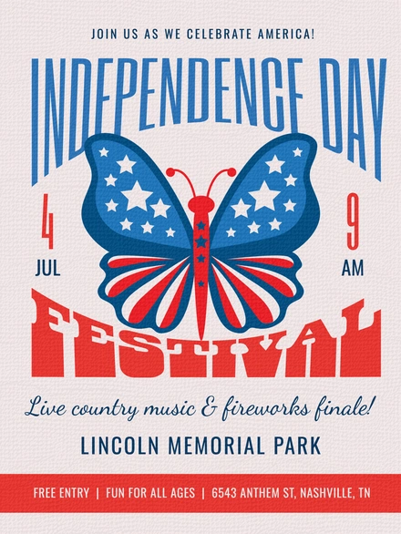 Independence Day Festival Announcement
