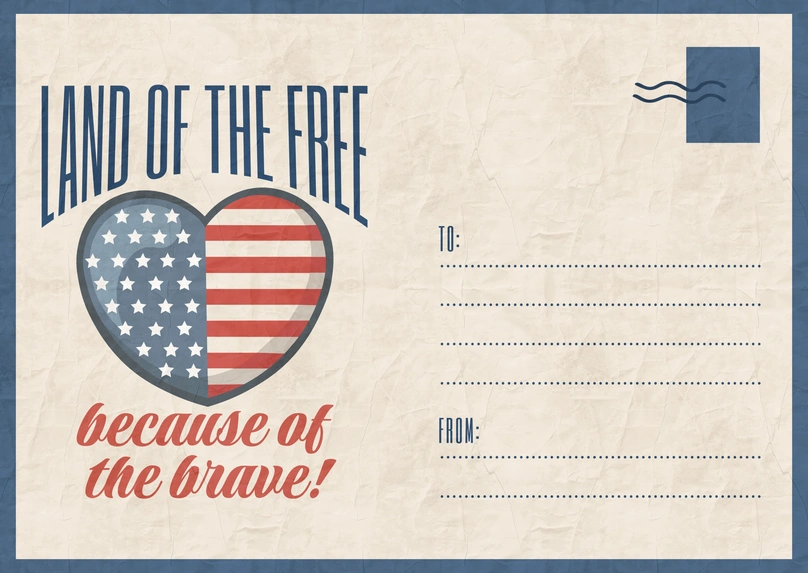 Patriotic Postcard