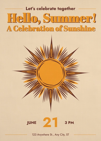 A summer celebration event