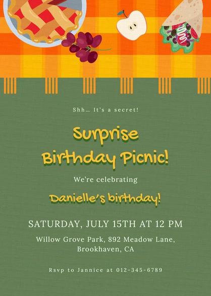 Birthday Party Invitation