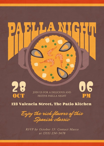 Paella Night Event