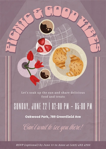 Picnic Event Invitation