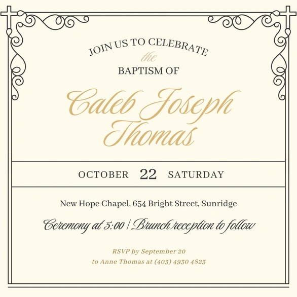 Baptism Ceremony