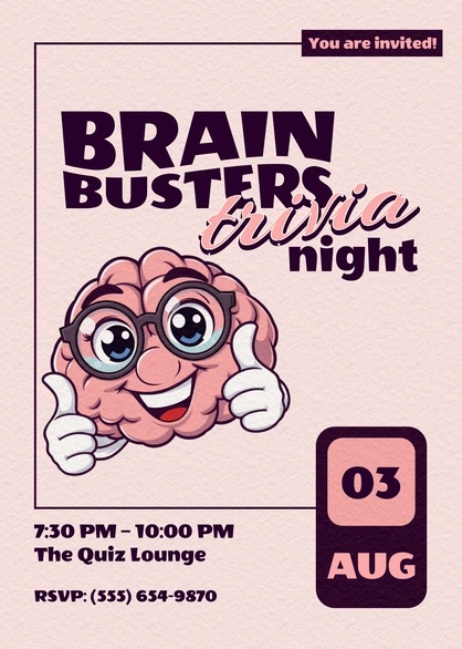 Trivia Night Invitation