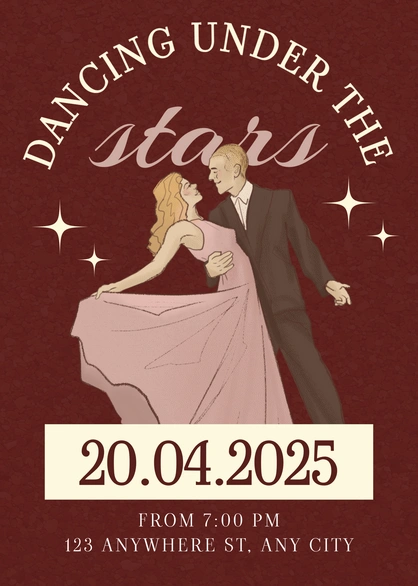 Dance event invitation
