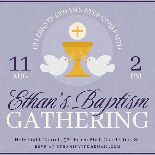 Baptism Gathering