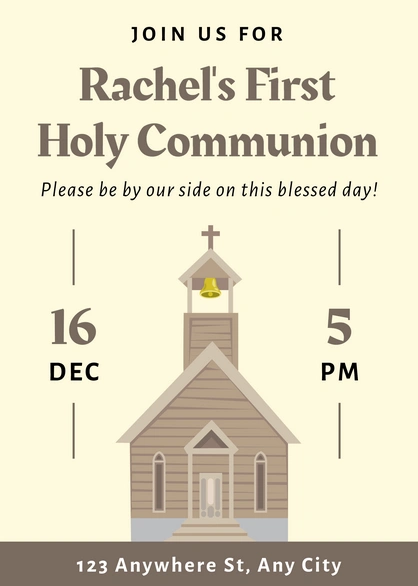 Holy Communion Invitation
