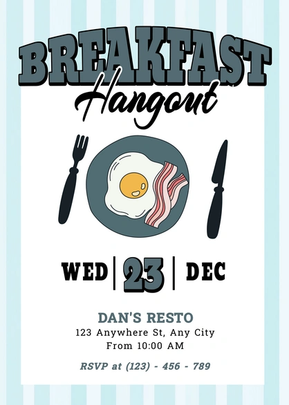 Breakfast Event Invitation
