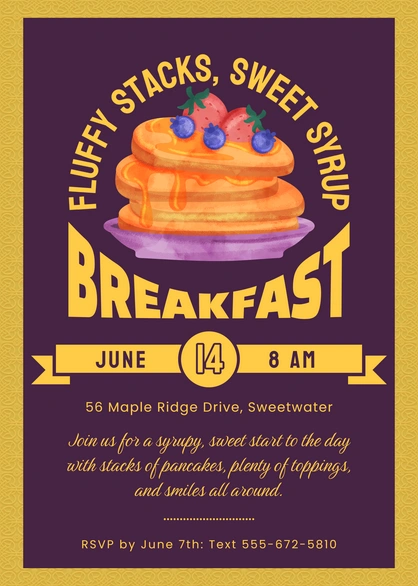 Breakfast Invitation