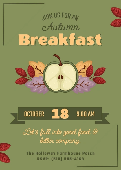 Autumn Breakfast Event