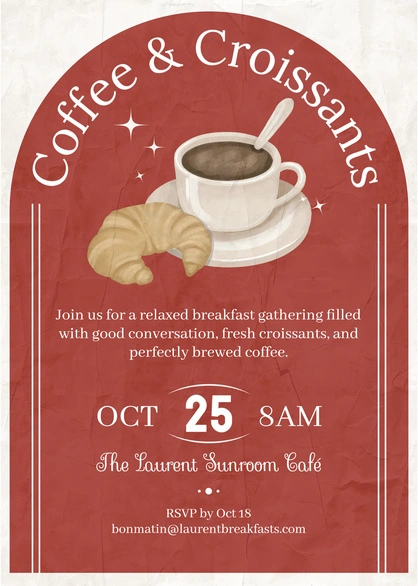 Breakfast Event Invitation