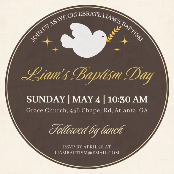Baptism Invitation