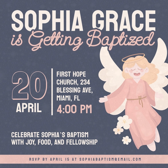 Baptism Invitation