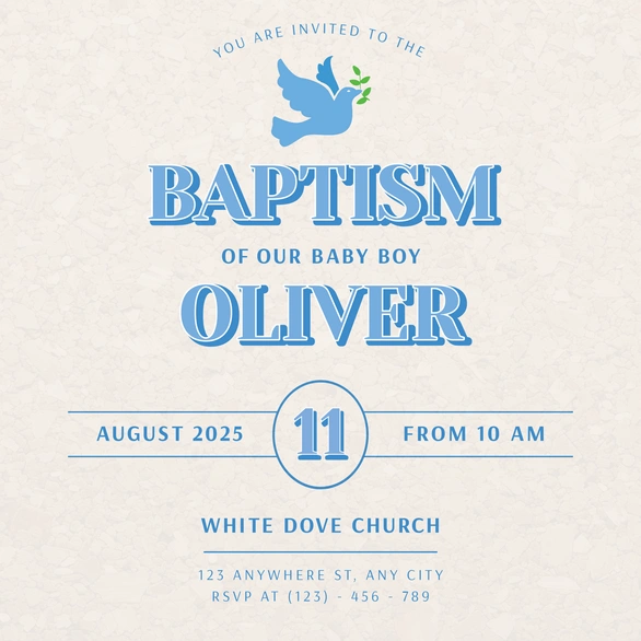Baptism of Oliver