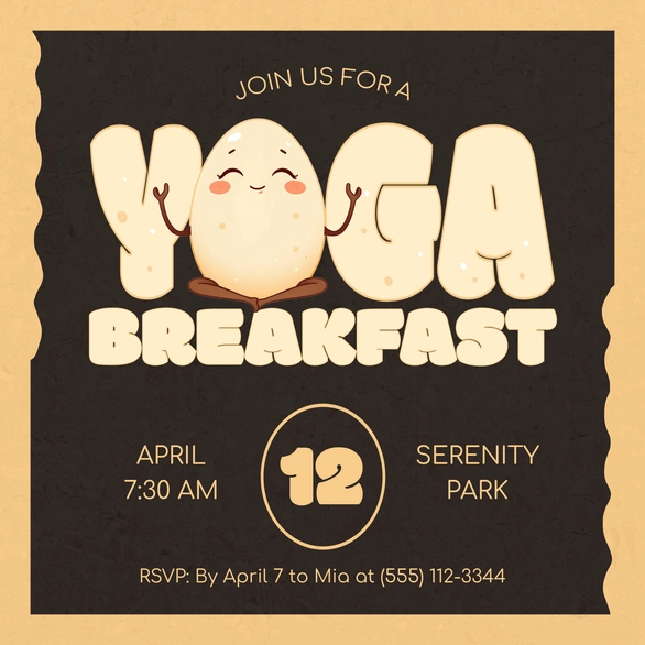 Yoga Breakfast Event