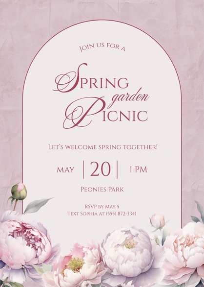 Spring Garden Picnic