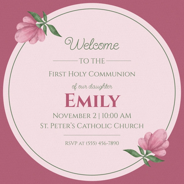Religious Event Invitation