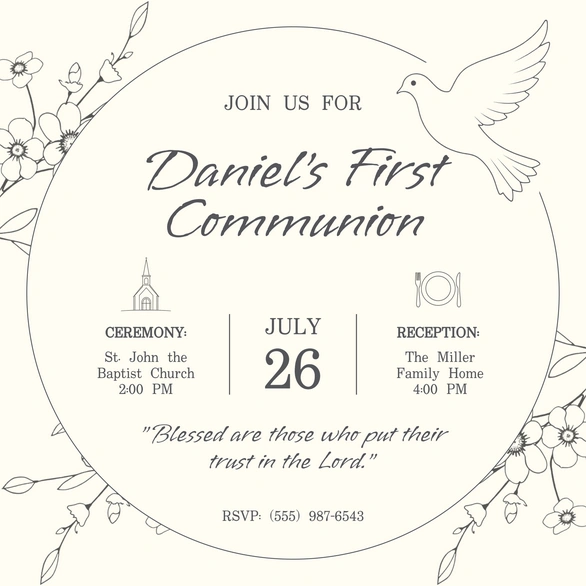 First Communion Event