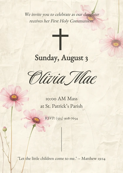 First Holy Communion