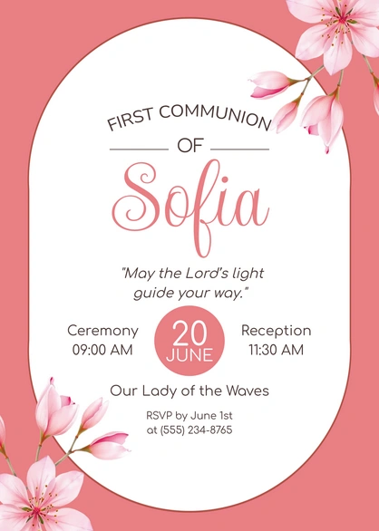First Communion of Sofia