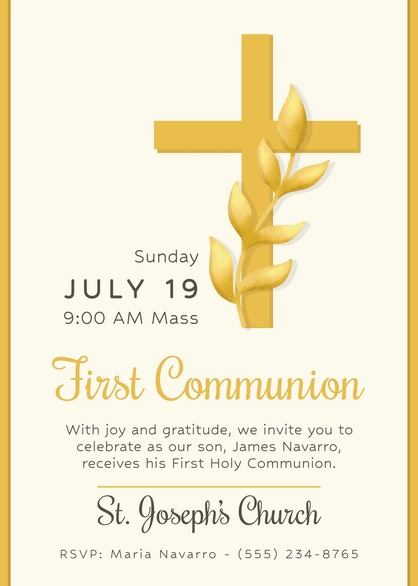 First Communion