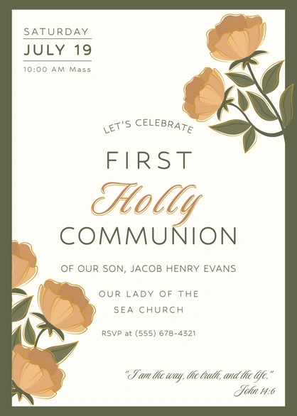 First Holy Communion Celebration