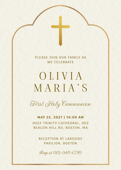 First Holy Communion
