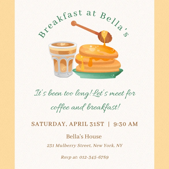 Breakfast Invitation