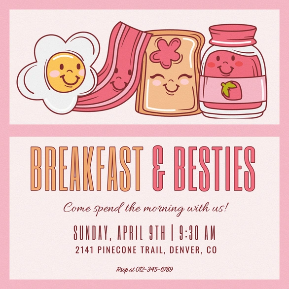 Breakfast Event Invitation