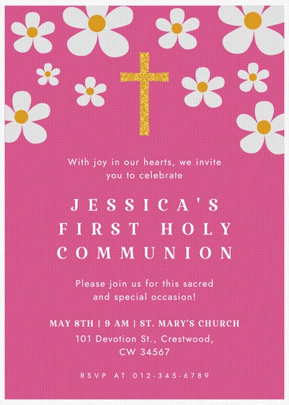 Jessica's First Holy Communion