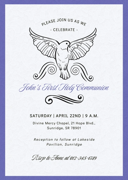 First Holy Communion