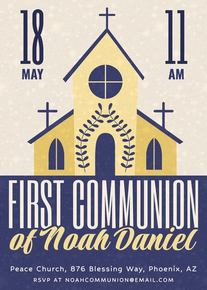 First Communion Invitation