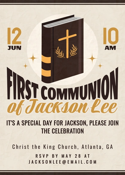 Religious Ceremony Invitation
