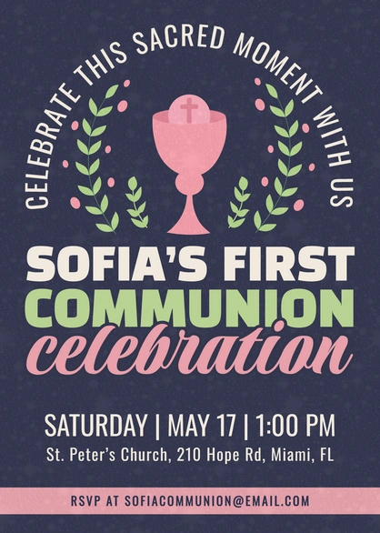 Sofia's First Communion