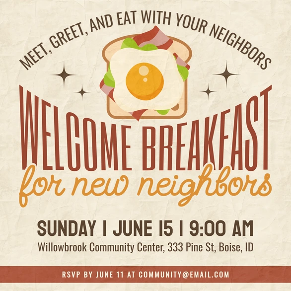 Welcome Breakfast Event