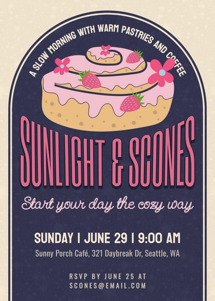 Brunch Event Invitation