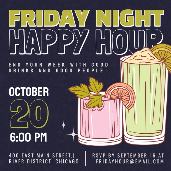 Happy Hour Advertisement