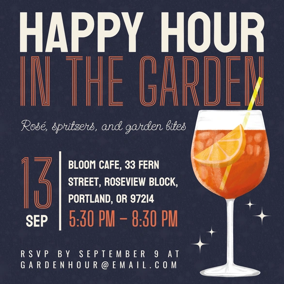 Invitation to a Happy Hour event