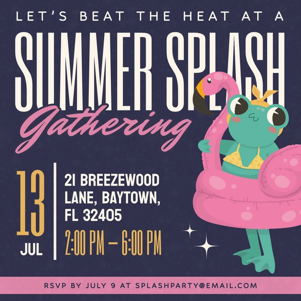 Summer Party Invitation