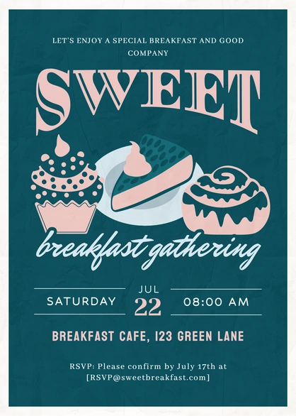 Breakfast Event Invitation