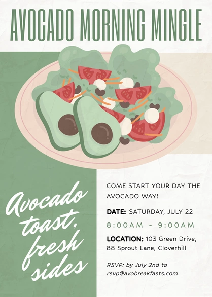 Invitation to a breakfast event