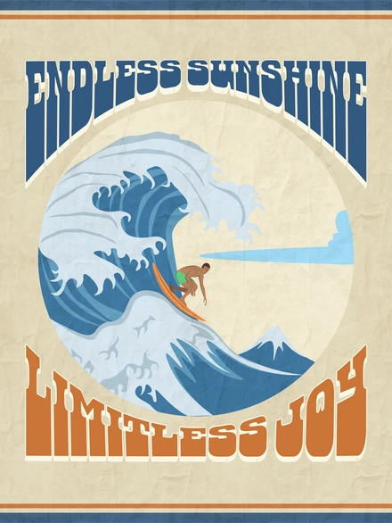 Surfing Poster
