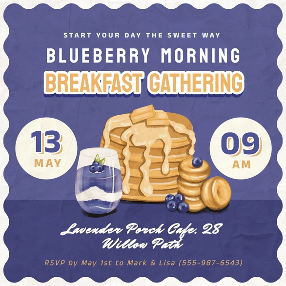 Breakfast Event Invitation