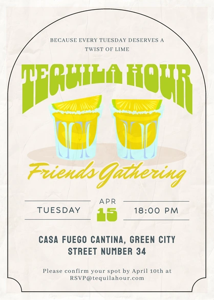 Tequila Hour Friends Gathering
