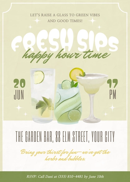 Happy Hour Invitation